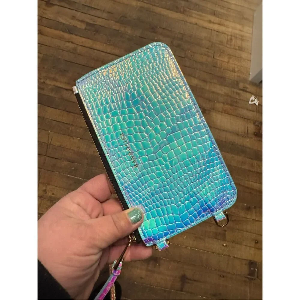 Bandolier Ariel pearl iridescent crossbody pouch/bag purse
